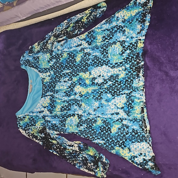 CROCHET-LIKE TUNIC - Picture 3 of 8